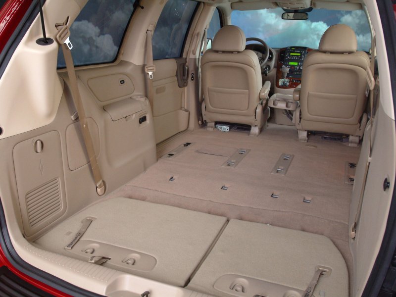 Kia Carnival 2007 багажник