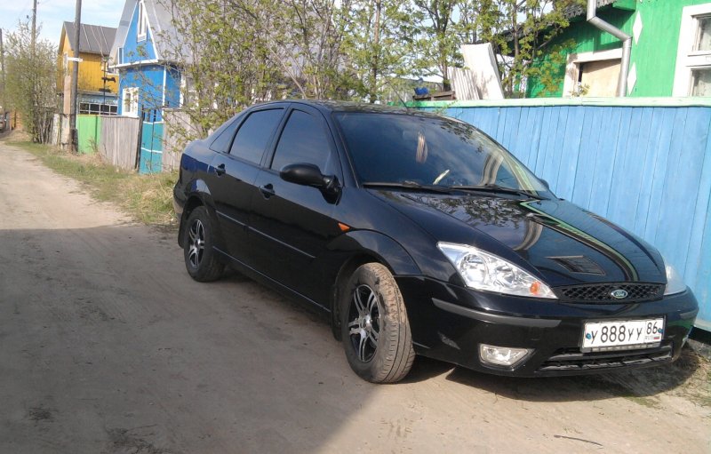Ford Focus 1 седан черный 2004