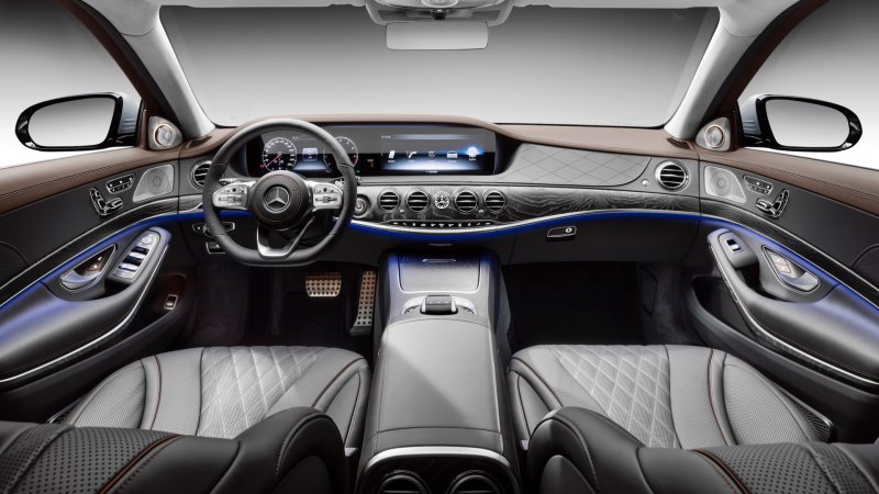 Mercedes Benz w222 салон