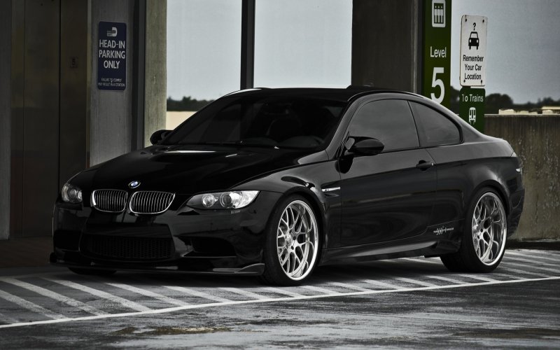 BMW e92 черная