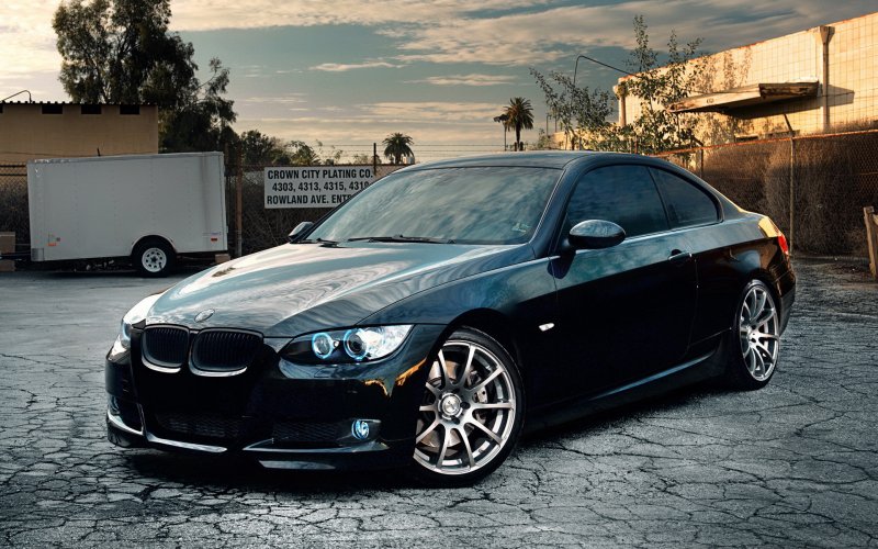 BMW m3 e92 черная