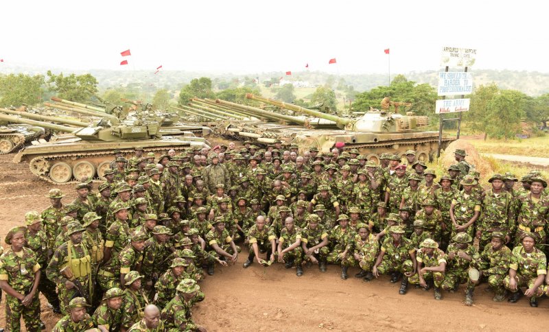 Т-90с в Уганде