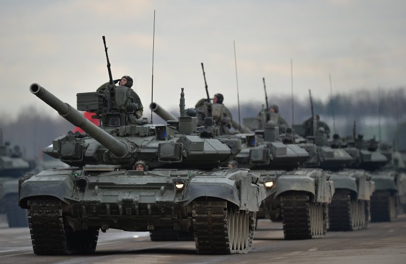 Много танков т72