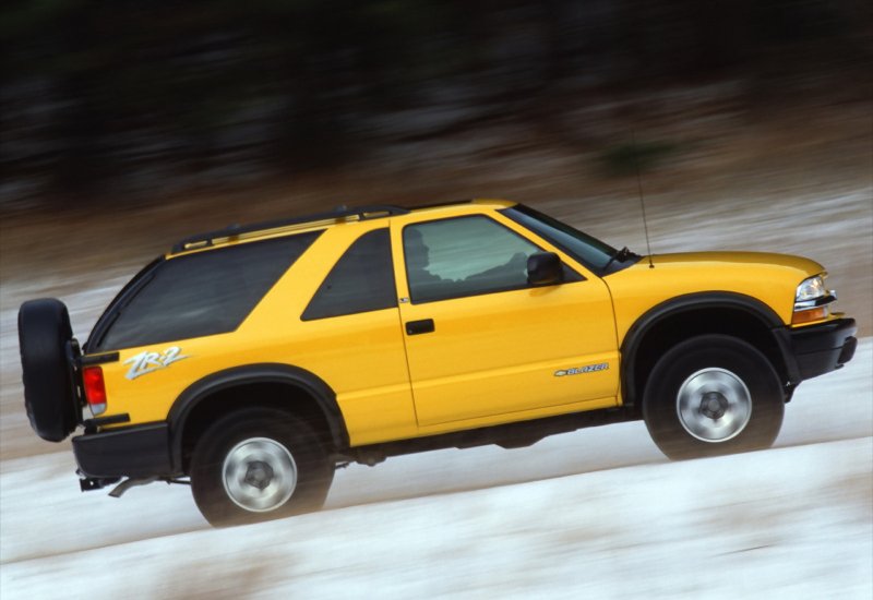 Chevrolet Blazer 1997 зеленый