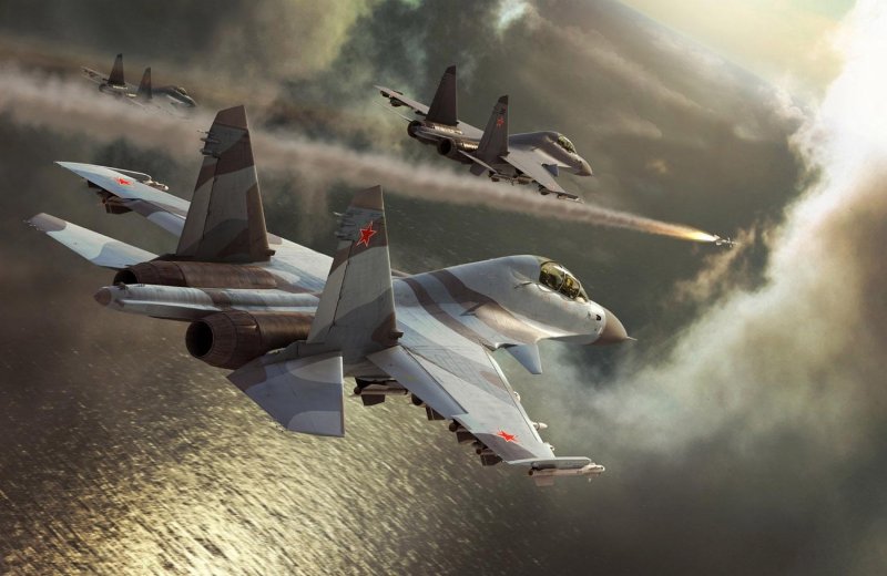 Воздушный бой Су-27