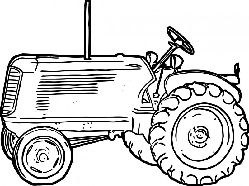 Трактор Massey Ferguson раскраска