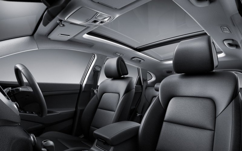 Hyundai Tucson кожаный салон