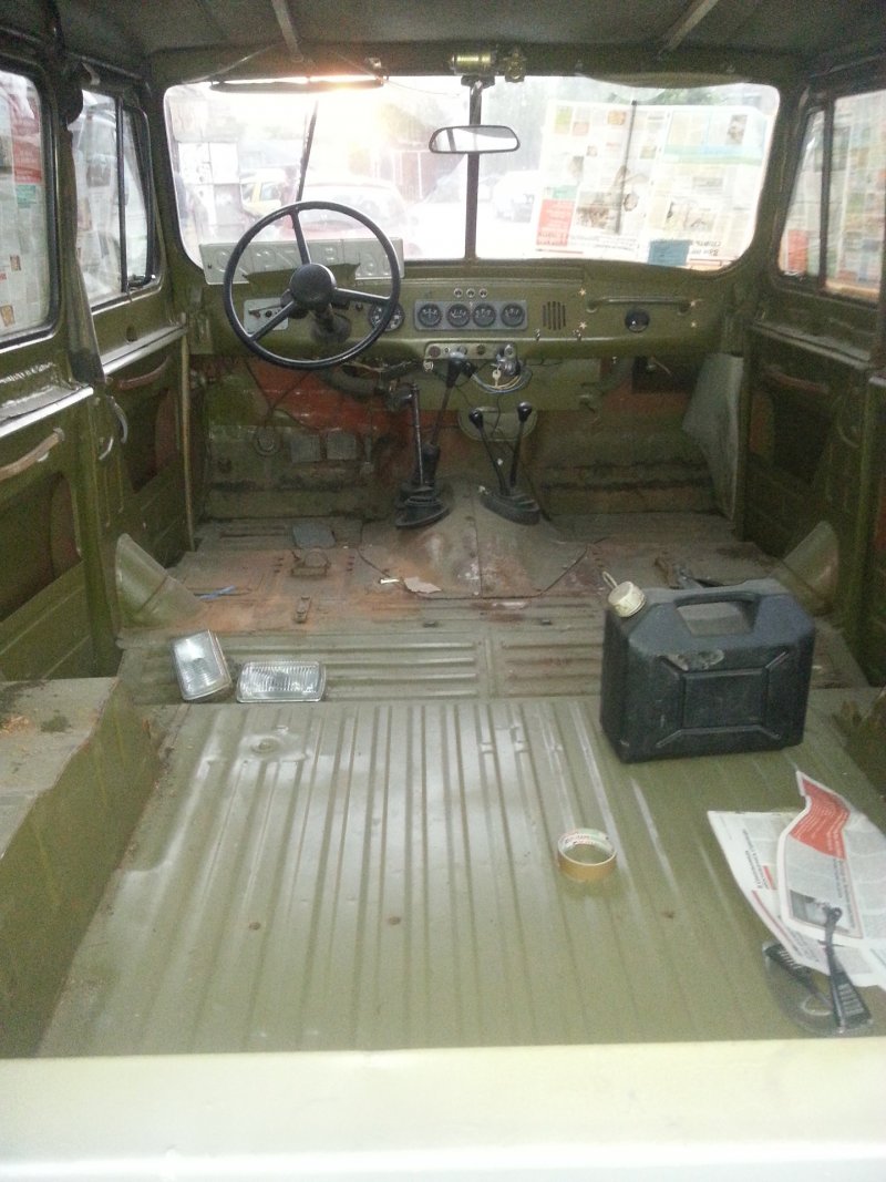 УАЗ 469 ранний салон