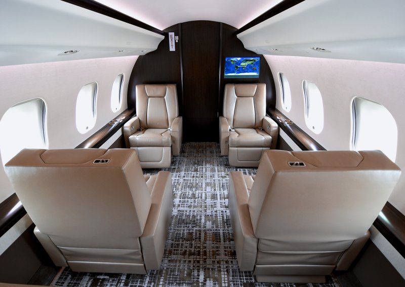 Кабина Bombardier Global 7000