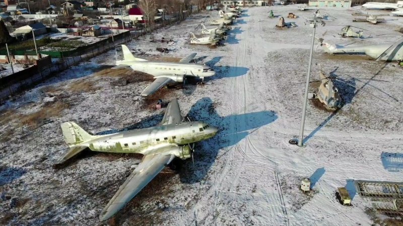 Кладбище самолетов Смышляевка