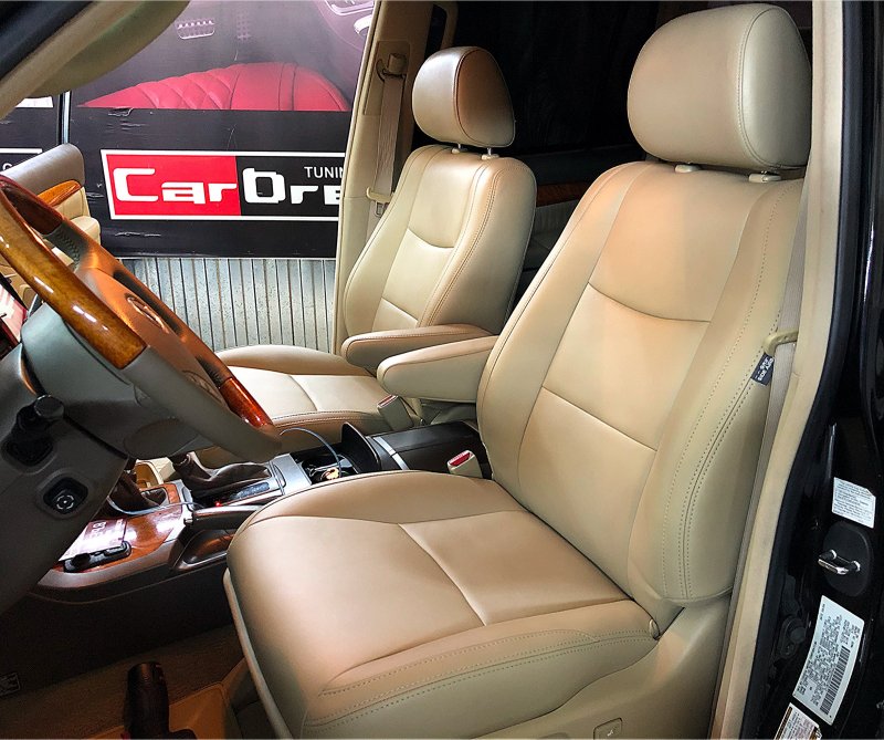 Lexus gx470 кожаный салон