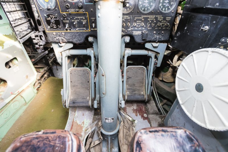 Ту 124 приборная панель