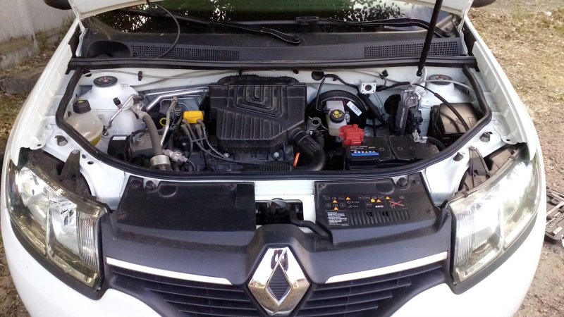 Renault Logan 2 под капотом