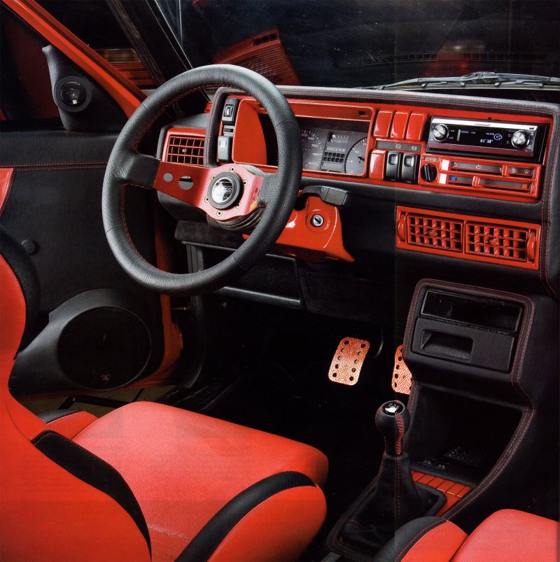 VW Golf mk2 салон
