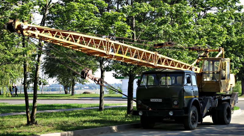 МАЗ 500 кран Ивановец