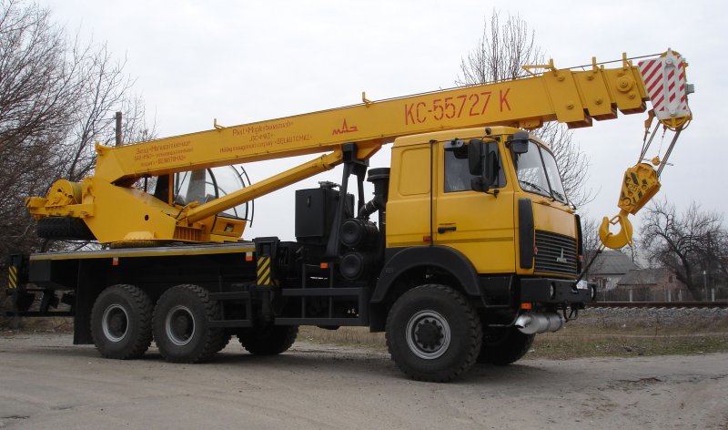 МАЗ 6317 автокран