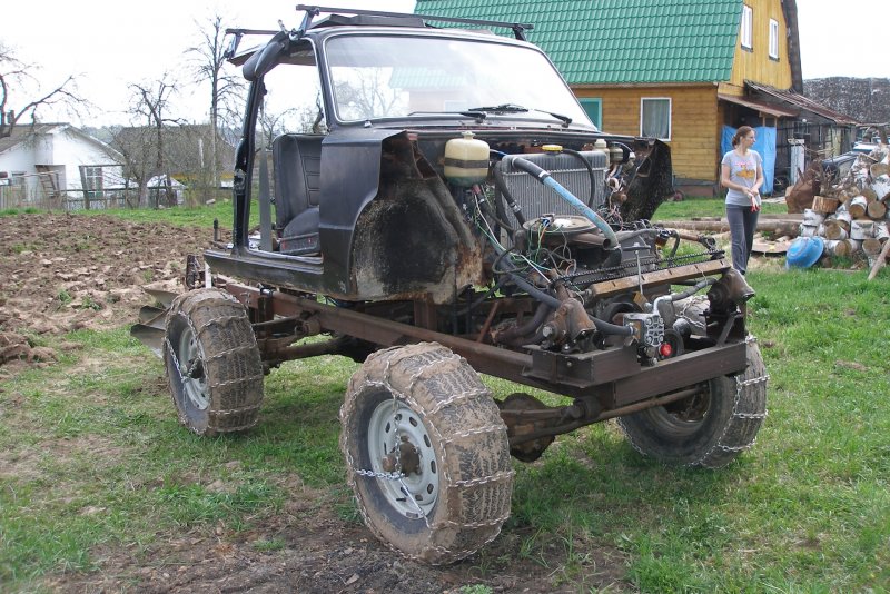 Трактор из Нивы 2121