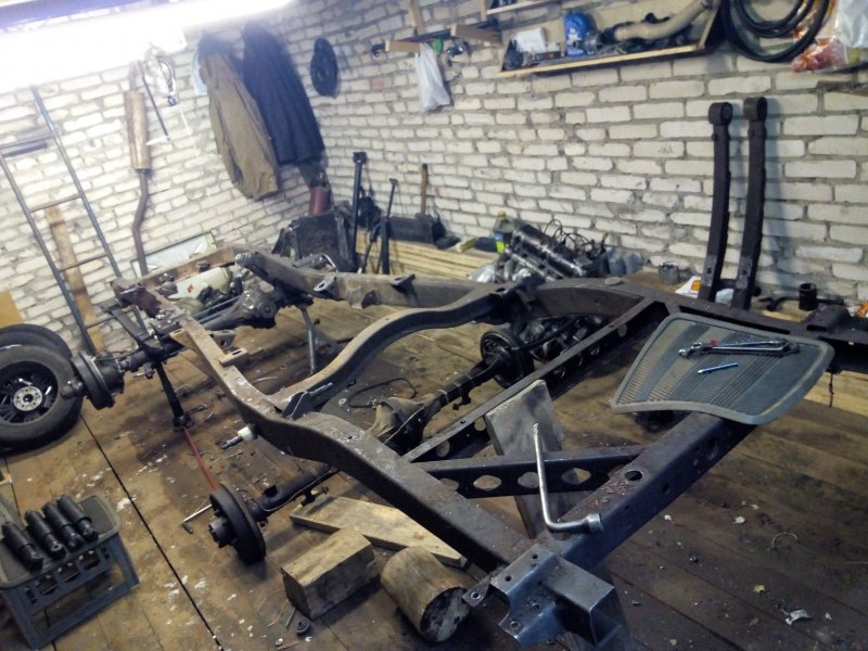 УАЗ 469 рама стабилизаторы