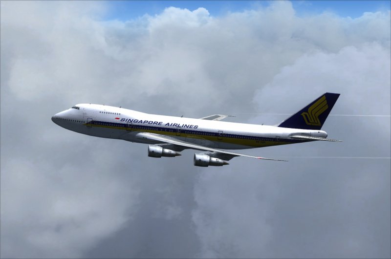 Боинг 747-400 Трансаэро взлетает Греция
