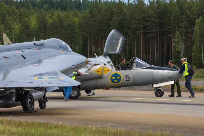 Saab sk60 ВВС Швеции