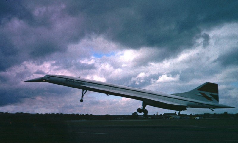 Launch of Concorde, the Supersonic plane
