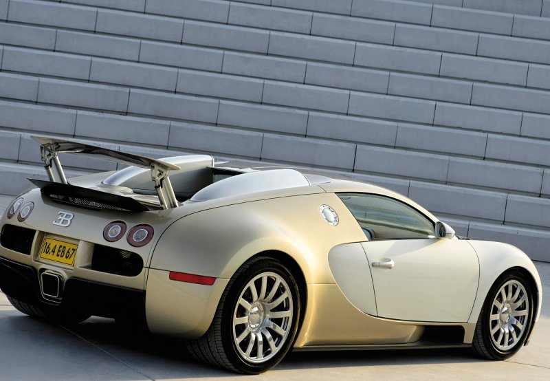 Gold-Plated Bugatti Veyron – $10 million