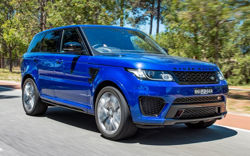 Land Rover SVR Sport синий