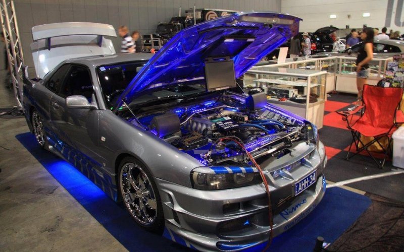 Nissan Skyline GTR r34 тюнинг