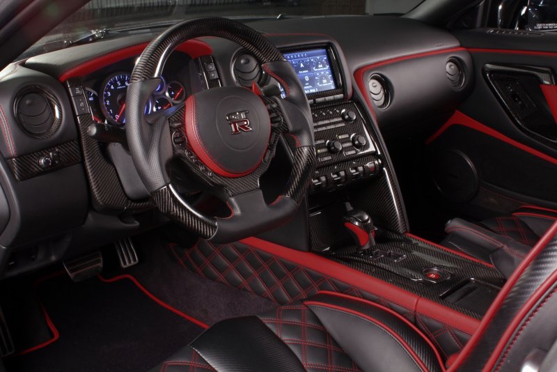 Nissan GTR r35 салон