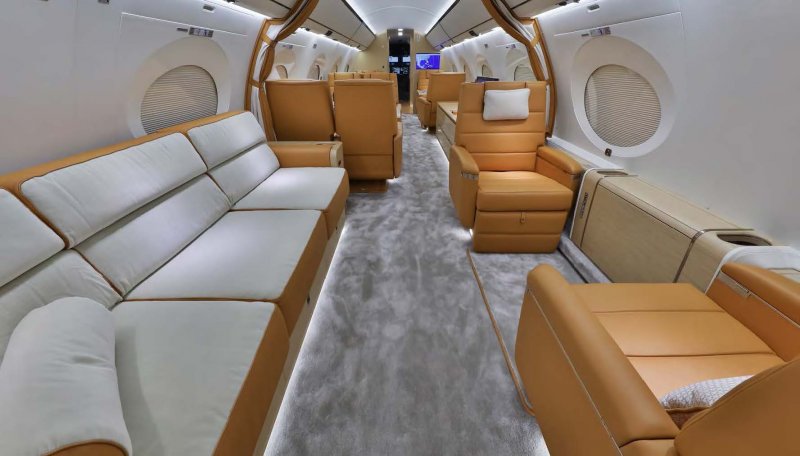 Гольфстрим g650 салон