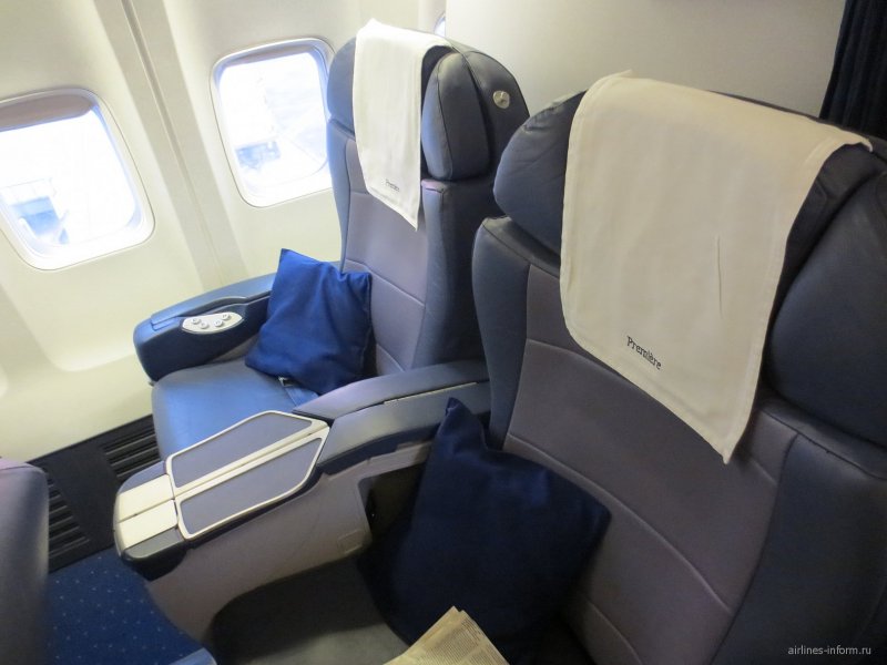 Бизнес класс в самолете Boeing 737-800
