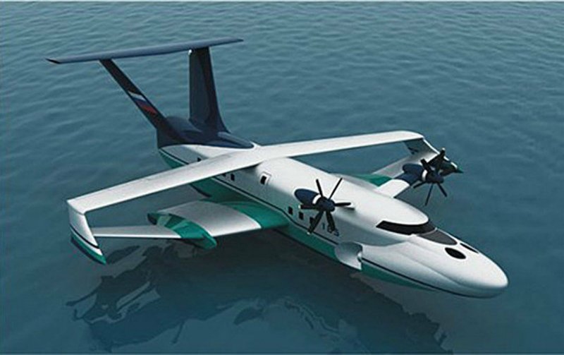 Экраноплан а-050 «Чайка»