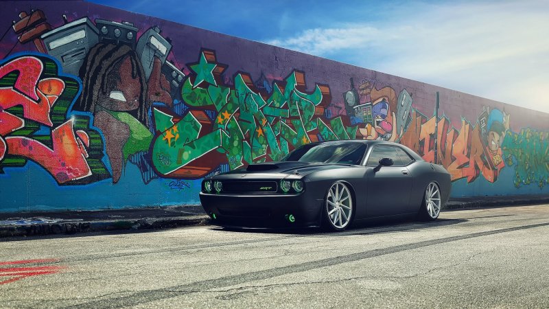 Dodge Challenger srt8 граффити