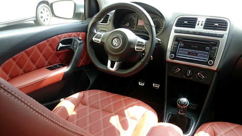 Volkswagen Polo седан салон тюнинг