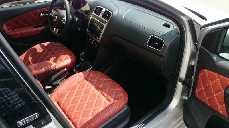 Перетяжка салона VW Polo sedan
