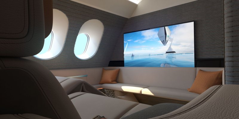 Airbus 380 внутри президентский Люкс