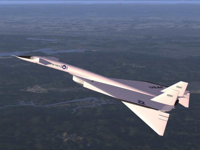 Сверхзвуковой бомбардировщик XB-70 Valkyrie