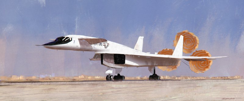 XB-70 Valkyrie шасси