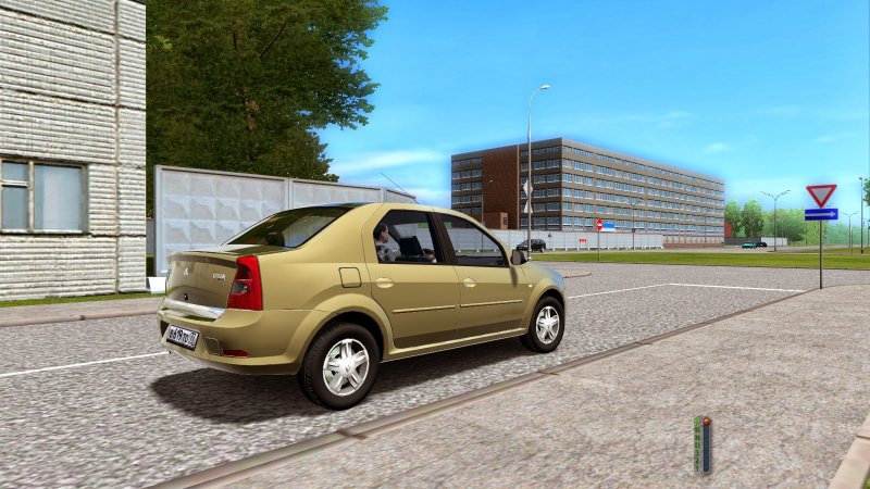 City car Driving Рено Логан