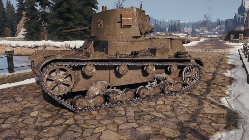 Польский танк 7тр