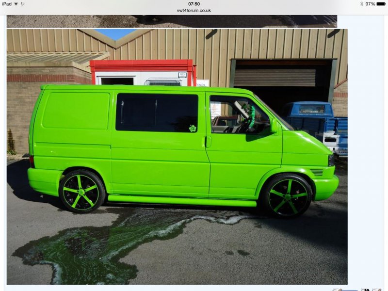 T4 Volkswagen зеленый