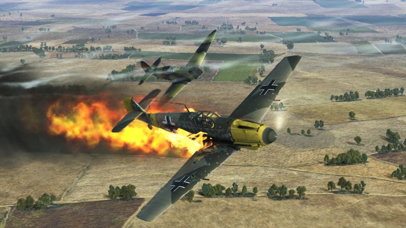 Bf 109 сверху