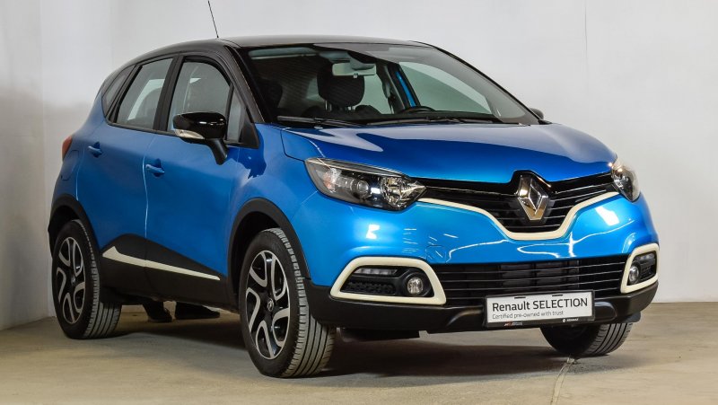 Renault Captur синий с черной крышей