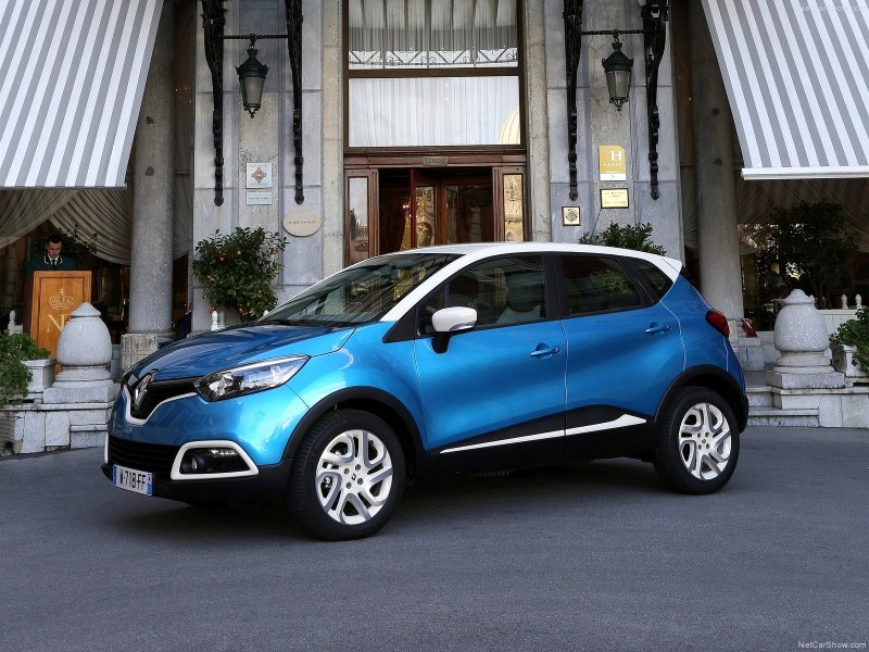 Renault Captur 2021 голубой