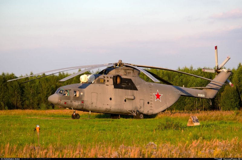 Ми-26 вертолет внутри