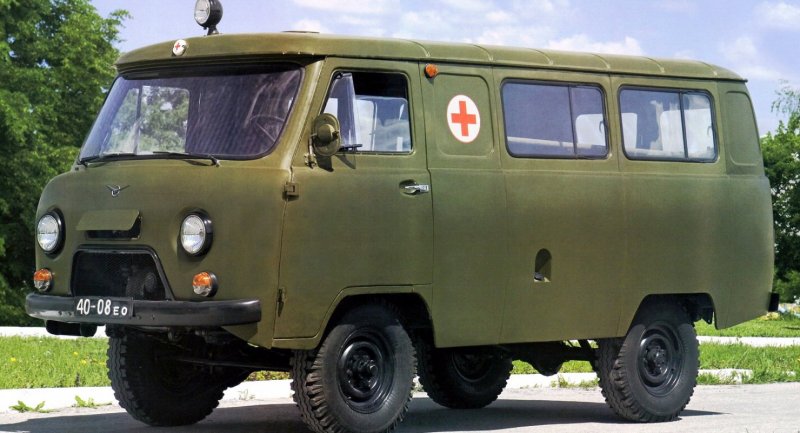 УАЗ-452а санитарный автомобиль