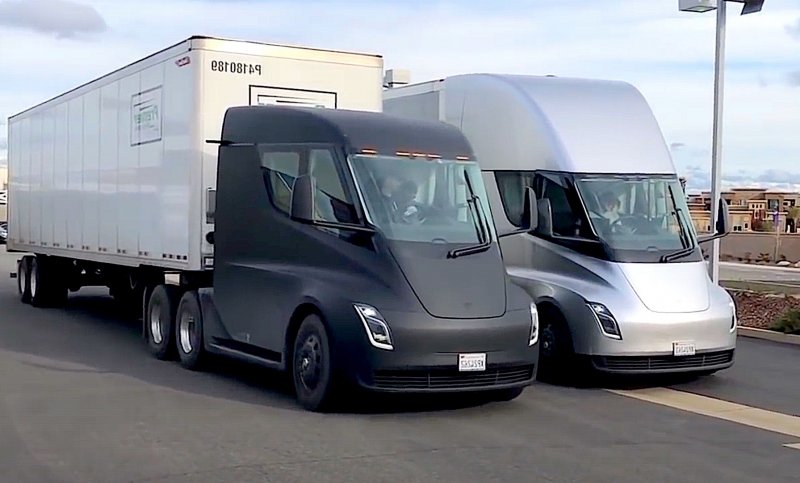 Прицеп к Tesla Semi