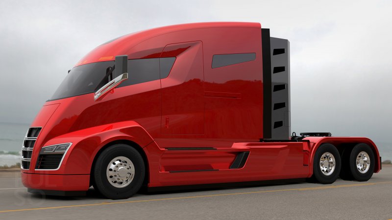 Беспилотный грузовик Tesla Semi