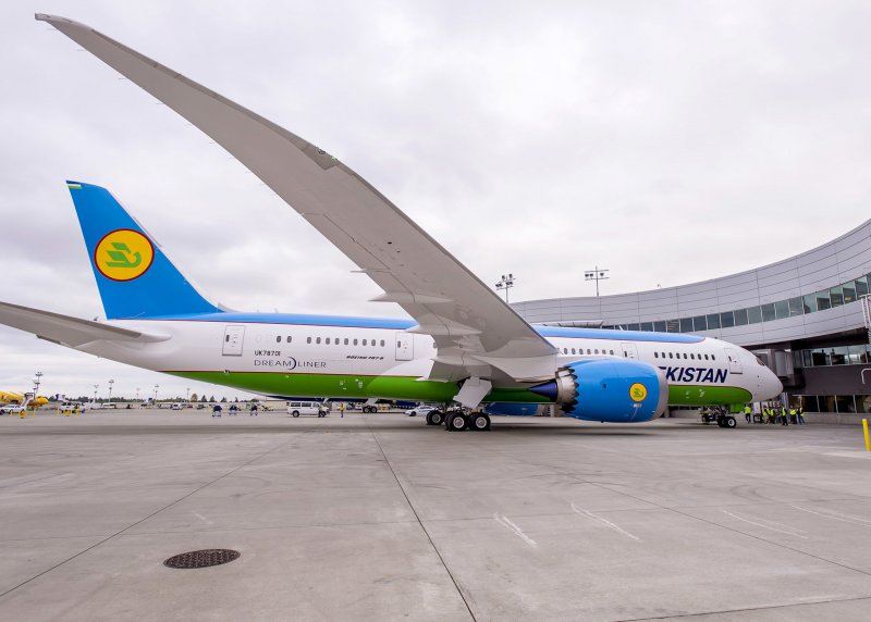 Боинг 787-8 Дримлайнер Uzbekistan Airways