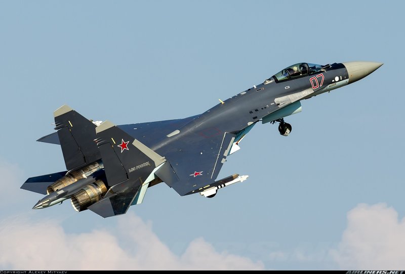 Истребитель сухого "Су-35"